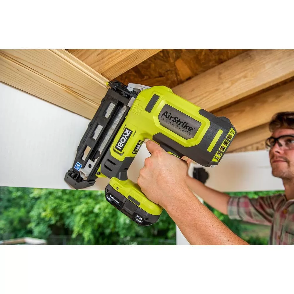 RYOBI P326 ONE+ 18V 16-Gauge Cordless AirStrike Finish Nailer (Tool Only)