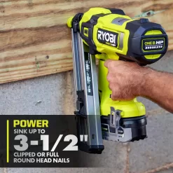 RYOBI PBL350B ONE+ HP 18V Brushless Cordless AirStrike 30° Framing Nailer (Tool Only)