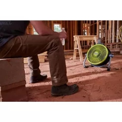 RYOBI PCL813B ONE+ 18V Cordless Hybrid WHISPER SERIES 14 in. Air Cannon Fan (Tool Only)