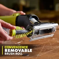 RYOBI PCL700K ONE+ 18V Cordless Hand Vacuum with Powered Brush Kit with 2.0 Ah Battery and Charger
