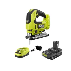 RYOBI Jig Saw PBLJS01B-PSK005 ONE+ HP 18V Brushless Cordless with 2.0 Ah Battery and Charger