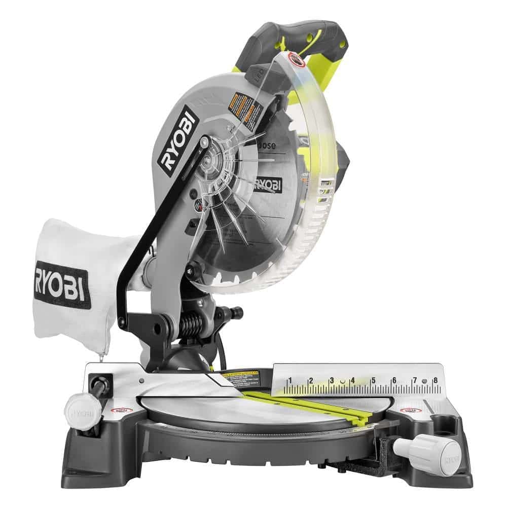 RYOBI TS1346 14 Amp Corded 10 in. Compound Miter Saw with LED Cutline Indicator