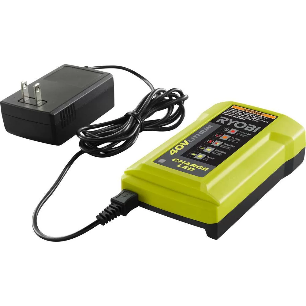 RYOBI OP40602-04VNM 40V Lithium-Ion 6.0 Ah High Capacity Battery and Charger Kit