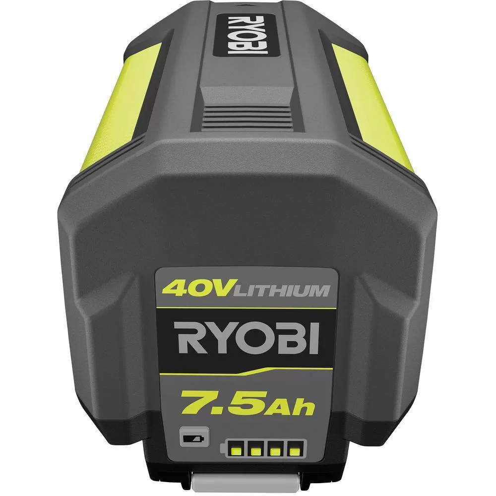 RYOBI OP40753-06VNM 40-Volt Lithium-Ion High Capacity 7.5 Ah Battery and Rapid Charger
