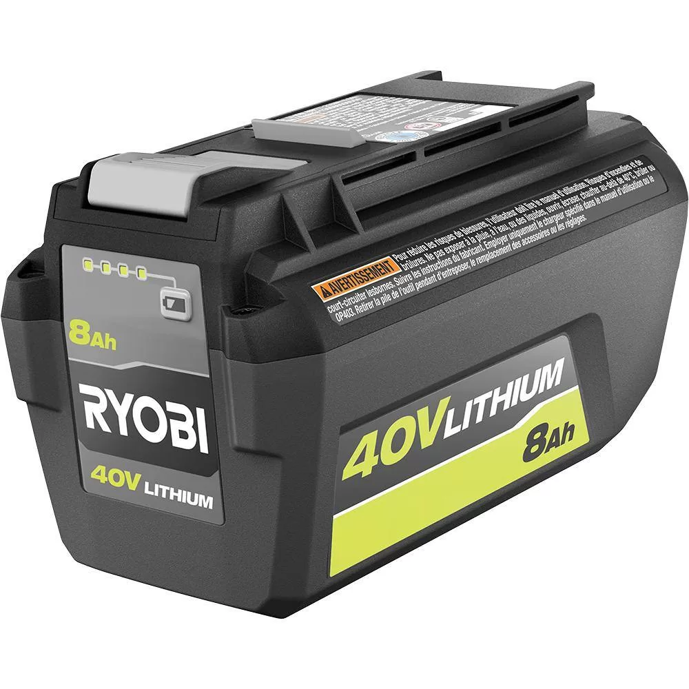 RYOBI OP4080A 40-Volt Lithium-Ion 8.0 Ah High Capacity Battery