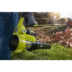 RYOBI RY40940-ST Outdoor Power Combo Kit 40V String Trimmer+Blower W/ Link Wall Storage Kit