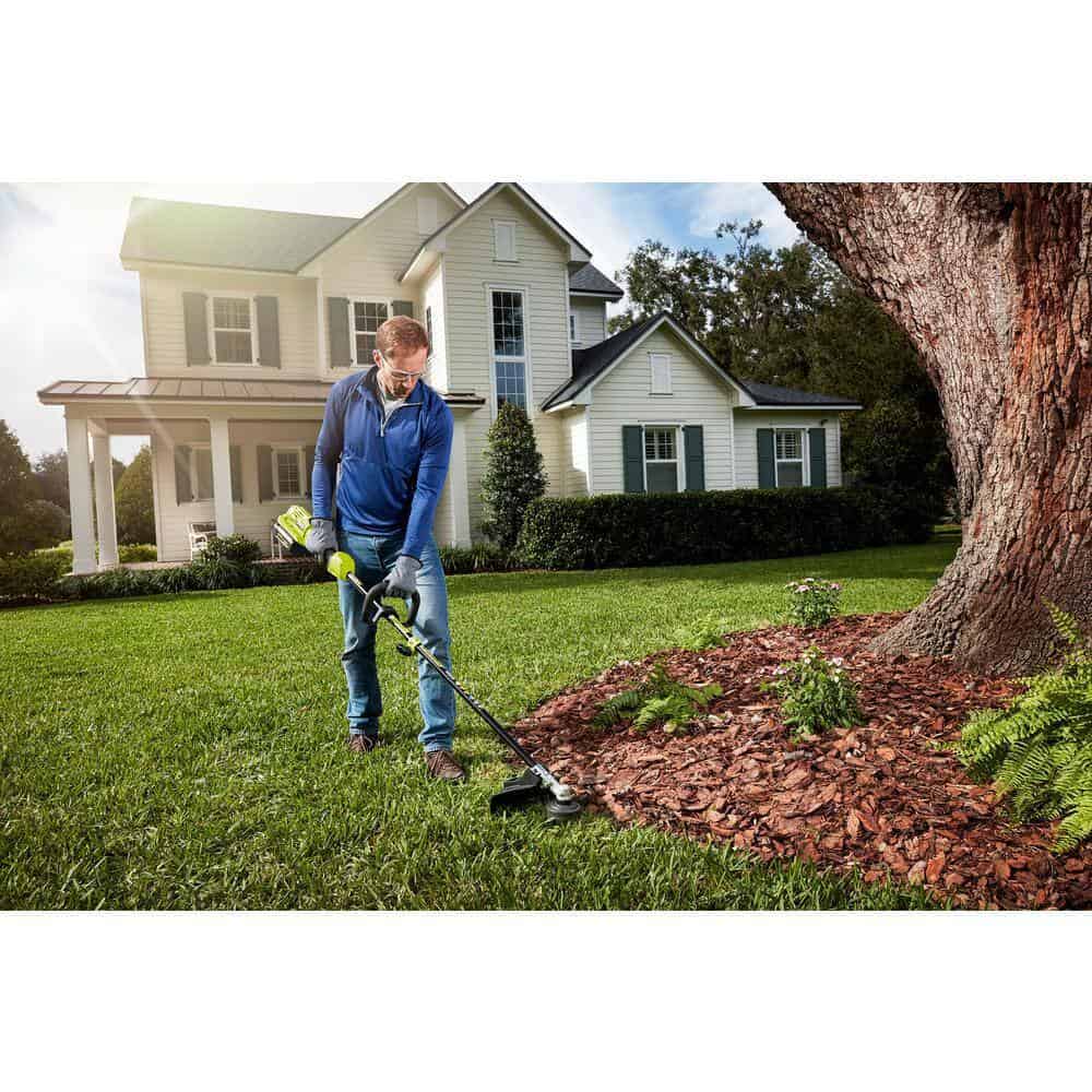 RYOBI RY40940-ST Outdoor Power Combo Kit 40V String Trimmer+Blower W/ Link Wall Storage Kit