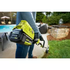 RYOBI RY40940-ST Outdoor Power Combo Kit 40V String Trimmer+Blower W/ Link Wall Storage Kit
