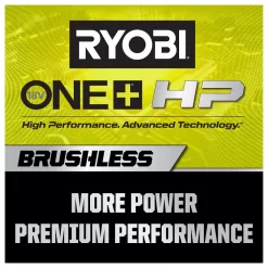 RYOBI RTS23-PBLDD01K 15 Amp 10 in Expanded Capacity Portable Table Saw w/ Rolling Stand & ONE+ 18V Brushless Drill/Driver w/Battery & Charger