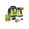 RYOBI PBLDD01K-A986501 ONE+ HP 18V Brushless Cordless 1/2 in. Drill/Driver Kit w/(2) Batteries, Charger, Bag, & Drill and Drive Kit (65-Piece)