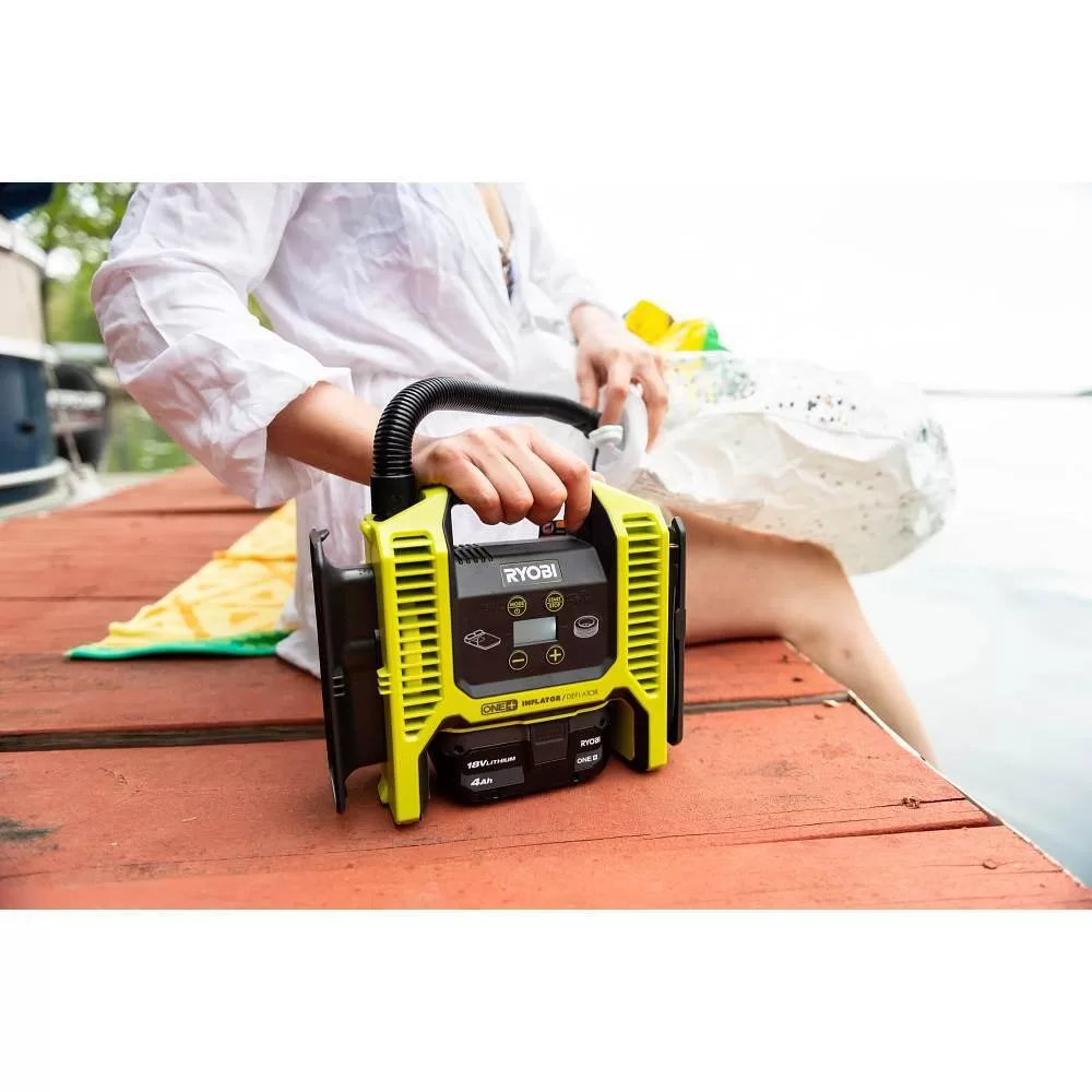 RYOBI PCL104K2N 18V ONE+ (2) 4.0 Ah Lithium-Ion Batteries with 18V Charger