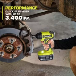 RYOBI P261-PCL250B ONE+ 18V Cordless 2-Tool Combo Kit with 3-Speed 1/2 in. Impact Wrench and 3/8 in. Impact Wrench (Tools Only)