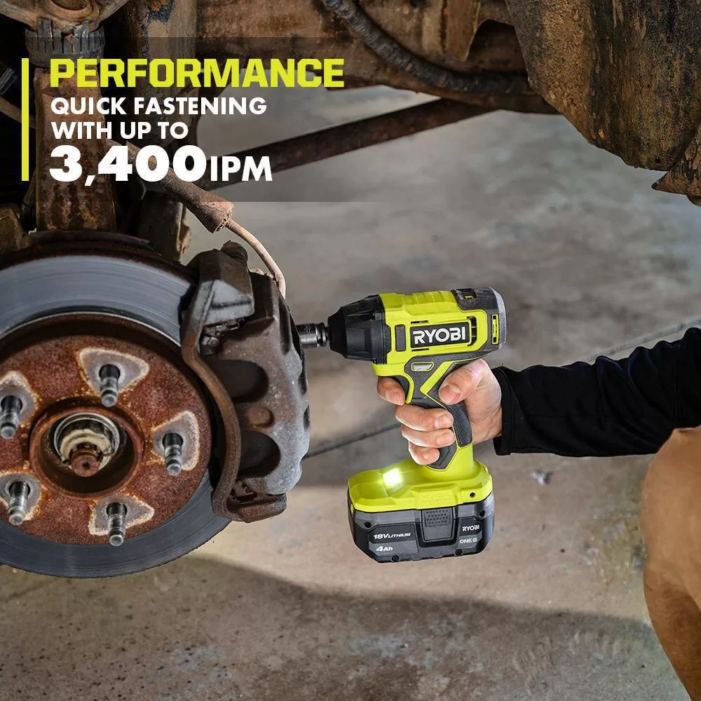 RYOBI P261-PCL250B ONE+ 18V Cordless 2-Tool Combo Kit with 3-Speed 1/2 in. Impact Wrench and 3/8 in. Impact Wrench (Tools Only)