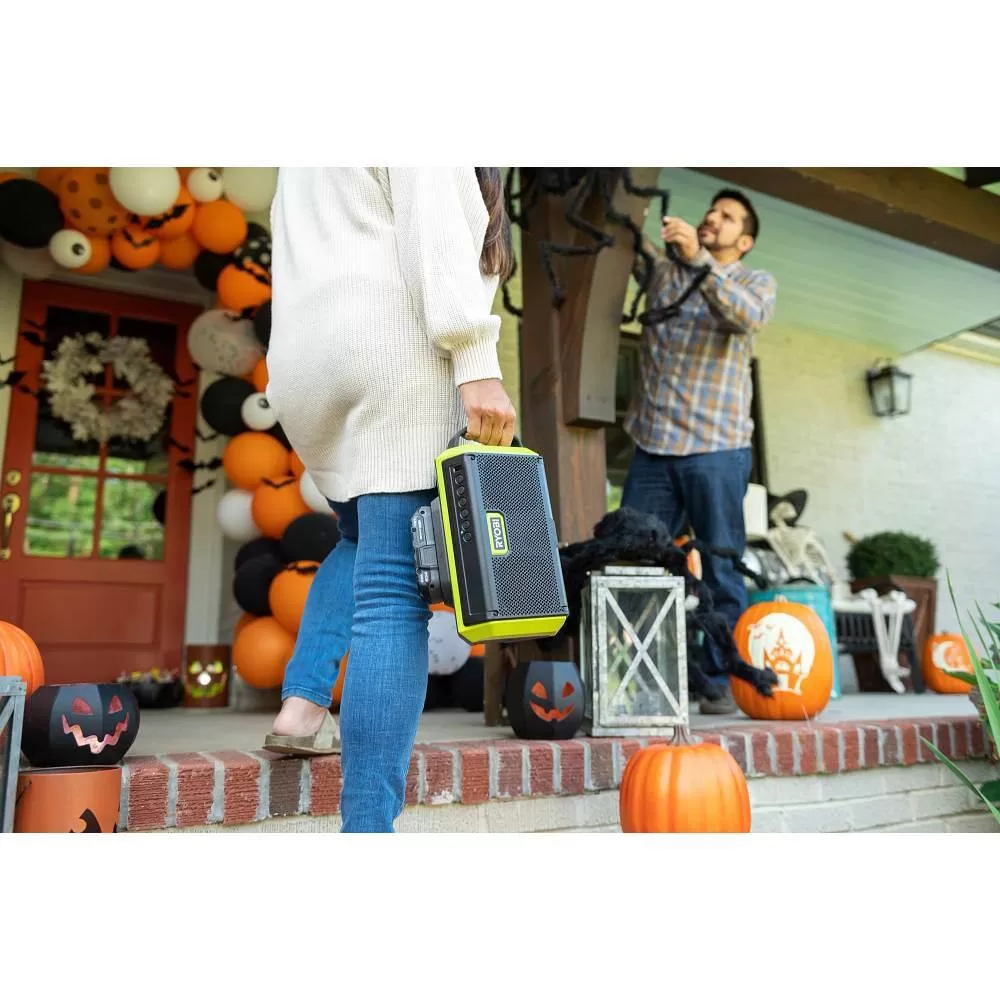 RYOBI PCL1304K1N ONE+ 18V Cordless 3-Tool Campers Combo Kit with Work Light, Speaker, Fan, 1.5 Ah Battery, and Charger