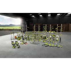 RYOBI PCL1304K1N ONE+ 18V Cordless 3-Tool Campers Combo Kit with Work Light, Speaker, Fan, 1.5 Ah Battery, and Charger