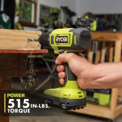 Ryobi PCL1503K2 ONE+ 18V Cordless 5-Tool Combo Kit with (2) 1.5 Ah Batteries, Charger, and Tool Bag