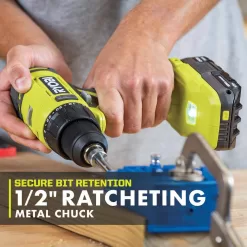 Ryobi PCL1503K2 ONE+ 18V Cordless 5-Tool Combo Kit with (2) 1.5 Ah Batteries, Charger, and Tool Bag