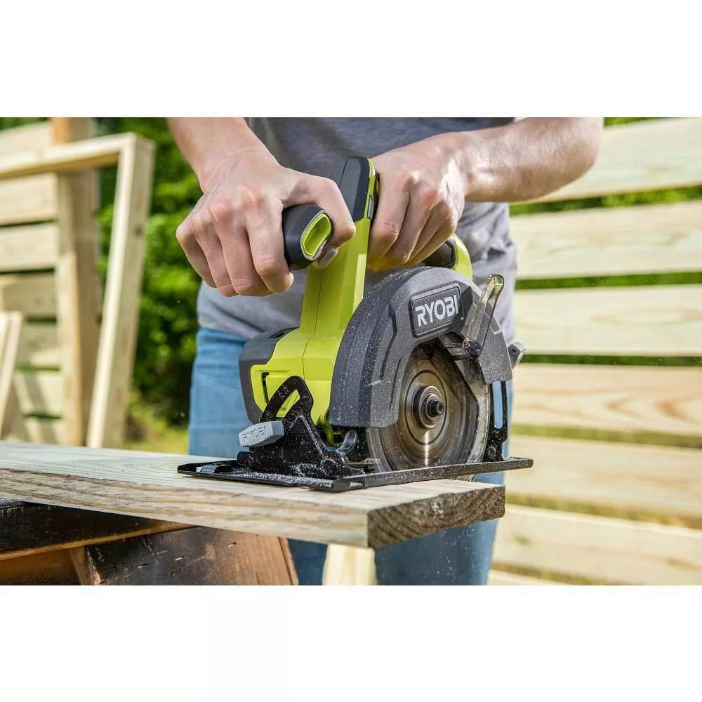 RYOBI PCL1800K3N ONE+ 18V 8-Tool Combo Kit with (1) 1.5 Ah Battery and (2) 4.0 Ah Batteries and Charger