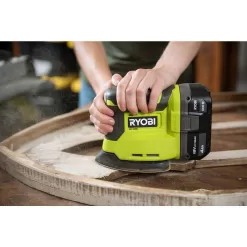RYOBI PCL406B-PCL416B ONE+ 18V Cordless 2-Tool Combo Kit with Random Orbit Sander and Corner Cat Finish Sander (Tools Only)