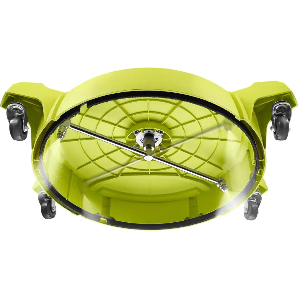 RYOBI RY31018VNM 18 in. 4200 PSI Quick Connect Pressure Washer Surface Cleaner for Gas Pressure Washers with Caster Wheels