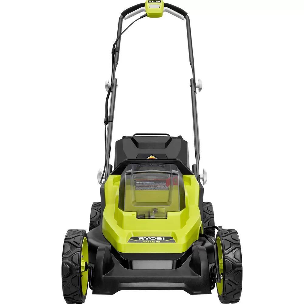 RYOBI P1108BTL ONE+ 18V 13 in. Cordless Battery Walk Behind Push Lawn Mower (Tool Only)