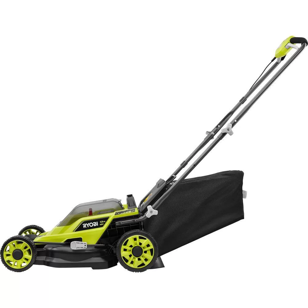 RYOBI P1108BTL ONE+ 18V 13 in. Cordless Battery Walk Behind Push Lawn Mower (Tool Only)