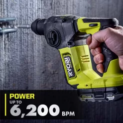 RYOBI PSBRH01B ONE+ HP 18V Brushless Cordless Compact 5/8 in. SDS Rotary Hammer (Tool Only)
