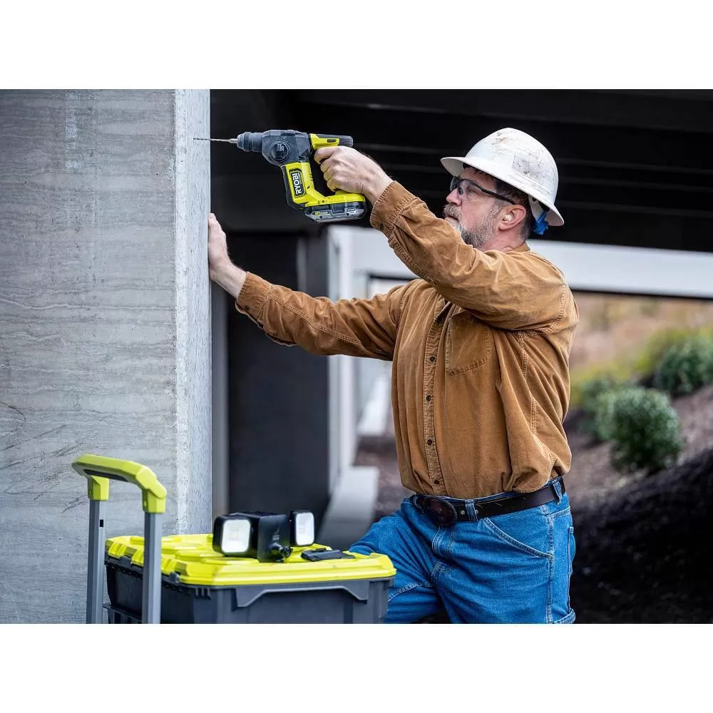 RYOBI PSBRH01B ONE+ HP 18V Brushless Cordless Compact 5/8 in. SDS Rotary Hammer (Tool Only)