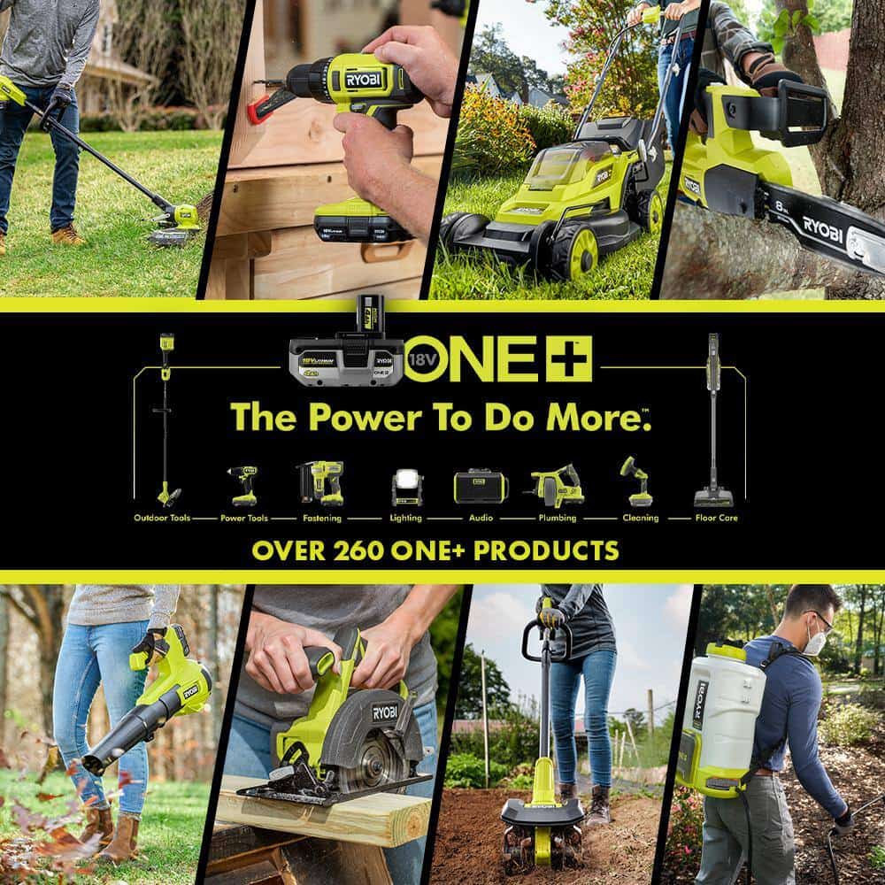 RYOBI P2402BTL-BK ONE+ 18V 1 Gal. Spreader with 4.0 Ah Battery and Charger