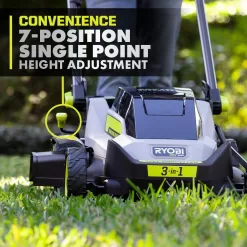 RYOBI RY401180 40V HP Brushless 20 in. Cordless Electric Battery Walk Behind Self-Propelled Mower with 6.0 Ah Battery and Charger