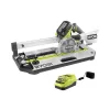 RYOBI PGC21K ONE+ 18V Cordless 5-1/2 in. Flooring Saw Kit with Blade, 4.0 Ah Battery, and Charger