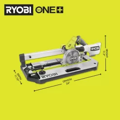 RYOBI PGC21K ONE+ 18V Cordless 5-1/2 in. Flooring Saw Kit with Blade, 4.0 Ah Battery, and Charger
