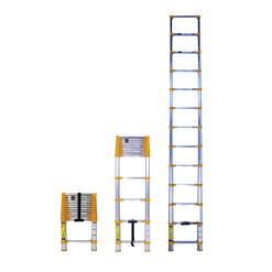 Xtend+Climb Aluminum 12.5-ft Type 1- 250 lbs. Capacity Telescoping Extension Ladder