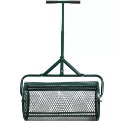Tunearary W465HZP54056 24 in. x 13 in. Lawn Garden Spreaders Planting Seeding Manure Roller Spreaders with T Shaped Handle