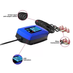 Schumacher Electric SC1389 Schumacher Ship 'n Shore Marine 12-Volt 15-Amp Three-Bank On-Board Sequential Battery Charger