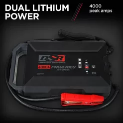 Schumacher Electric DSR ProSeries Automotive 12-Volt 4000 Peak Amp Lithium Jump Starter and Portable Power Station
