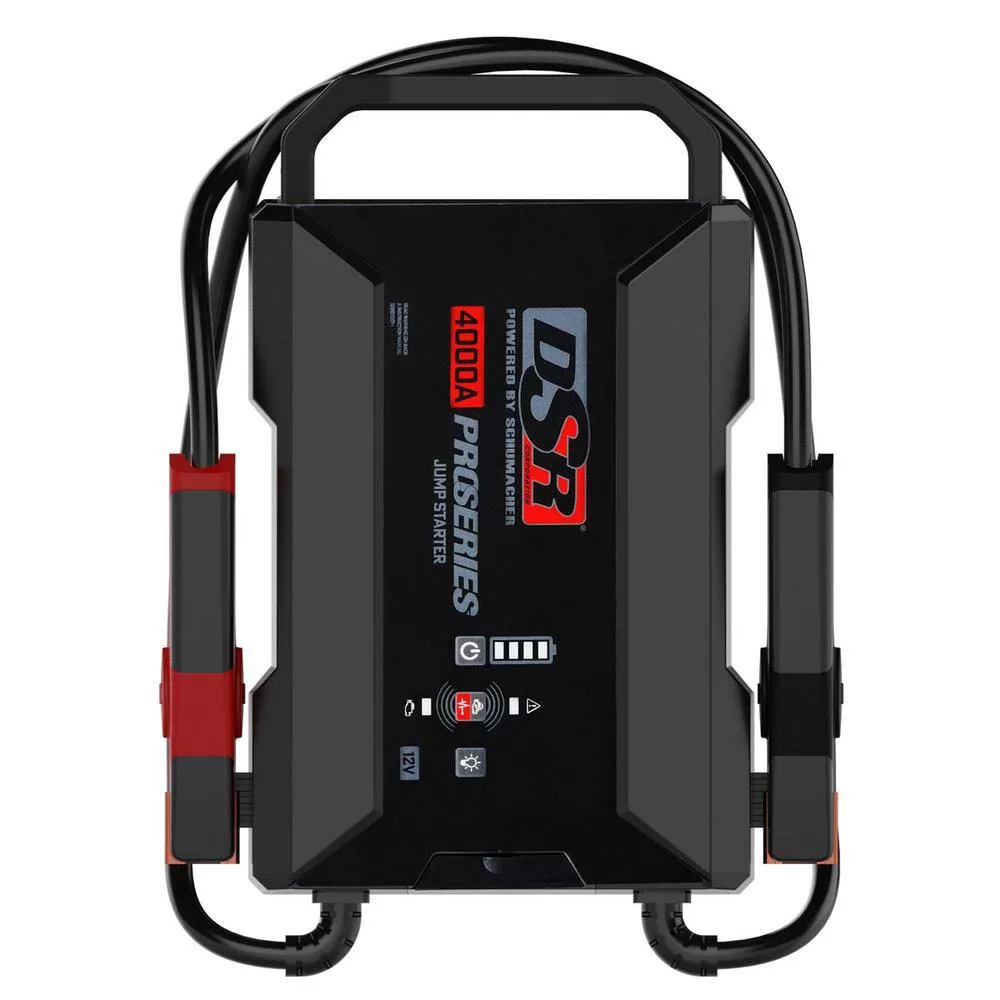 Schumacher Electric DSR ProSeries Automotive 12-Volt 4000 Peak Amp Lithium Jump Starter and Portable Power Station