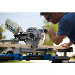Shopmaster S26-263L 15 Amp 10 in. Sliding Compound Miter Saw with Shadow Line Cut Guide