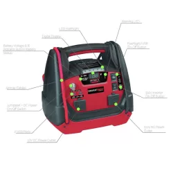Smartech Products JSL-950 JSL-950 Power Station with Jump Starter and 150 PSI Air Compressor, one 120V power inventer outlet