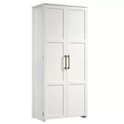 HomeVisions Soft White Storage Cabinet