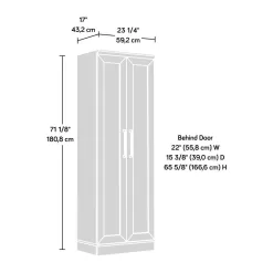 SAUDER HomePlus Soft White 23 in. Wide Storage Cabinet