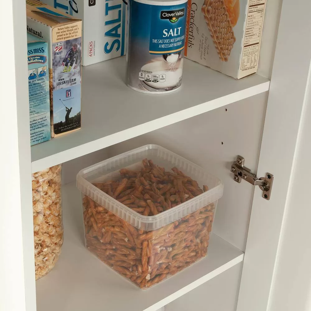SAUDER HomePlus Soft White Pantry with Reversible Door