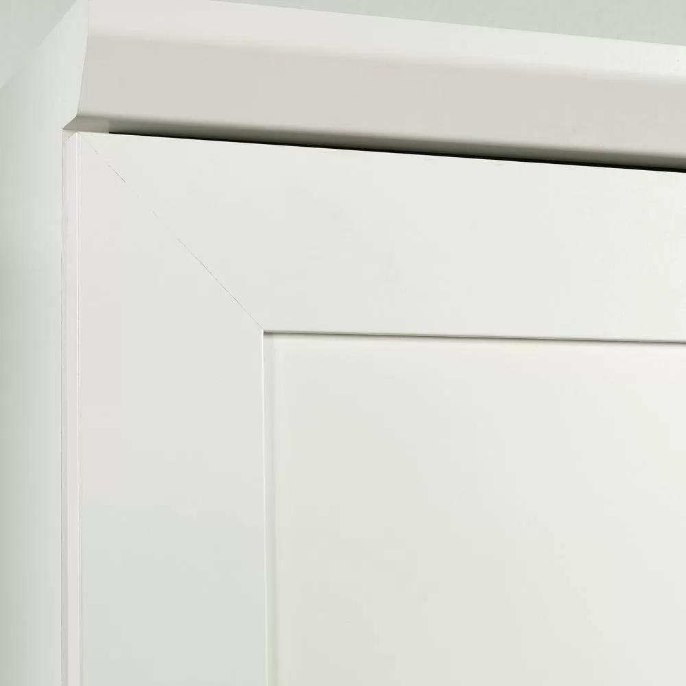 SAUDER HomePlus Soft White Pantry with Reversible Door