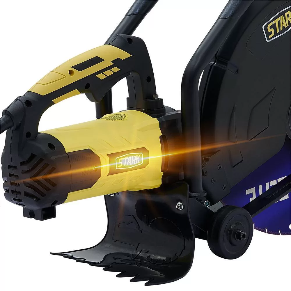STARK USA 50120-H2 16 in. 3200-Watt Circular Cut Concrete Saw Cutter with Water Line Attachment (No-Blade)