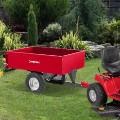 Troy-Bilt 12 cu. ft. Steel Swivel Dump Cart