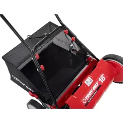 Troy-Bilt TB18R 18 in. Manual Walk Behind Reel Lawn Mower with Grass Catcher
