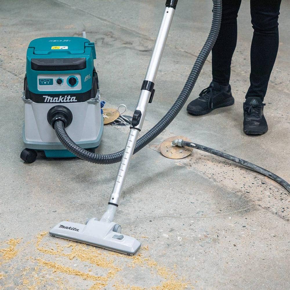 Makita XCV23Z 18V X2 (36V) LXT Lithium-Ion Brushless Cordless 4 Gallon Wet/Dry Dust Extractor/Vacuum, Tool Only