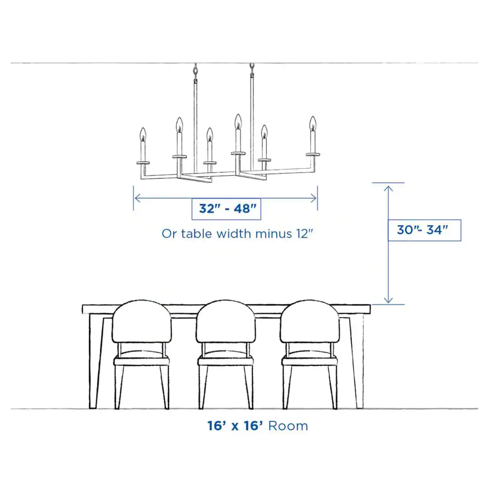 Progress Lighting Briarwood Collection 5-Light Antique Bronze Farmhouse Linear Island Chandelier Light