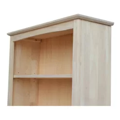 International Concepts 72 in. Unfinished Wood 6-shelf Standard Bookcase with Adjustable Shelves