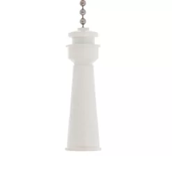 Hampton Bay YG216-MWH Roanoke 48 in. LED Indoor/Outdoor Matte White Ceiling Fan with Light Kit